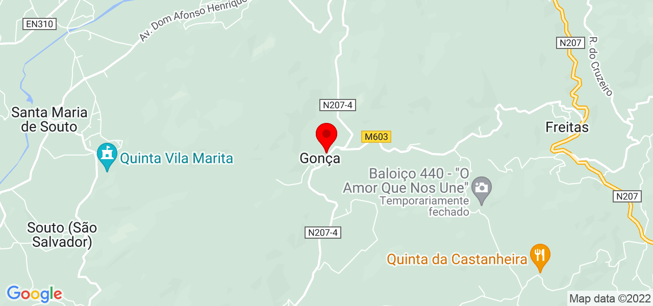 Nuno fernandes - Braga - Guimarães - Mapa