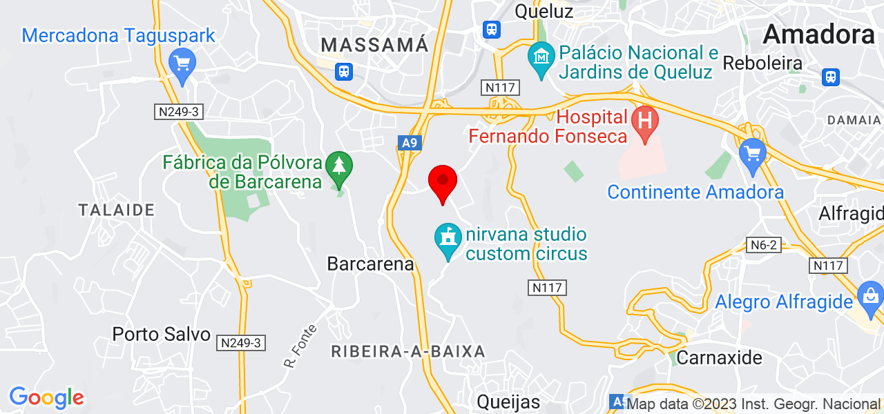 Lyra Juma - Lisboa - Oeiras - Mapa