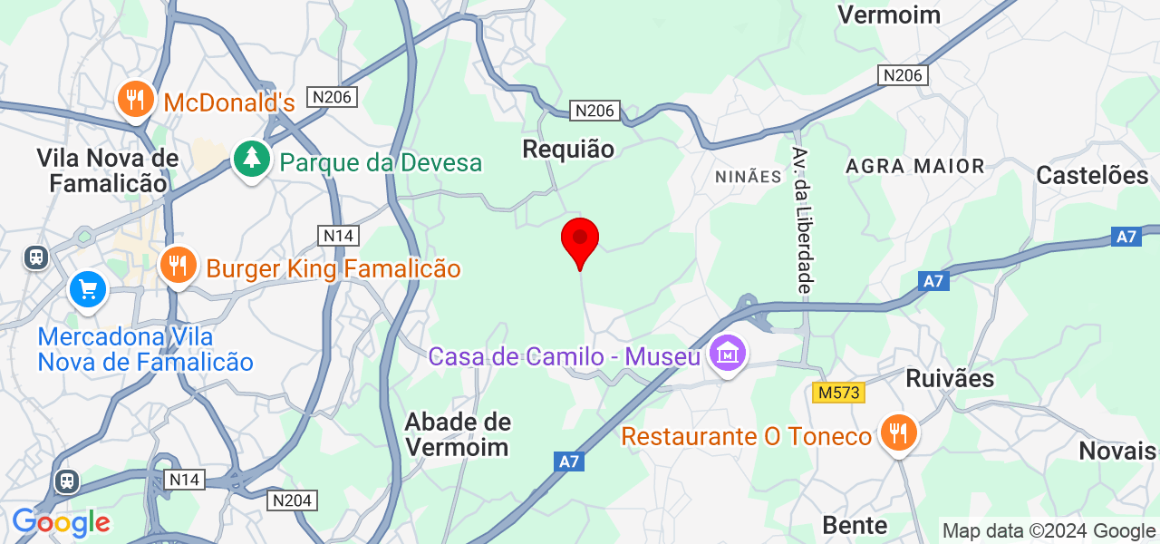 PaviClean - Braga - Vila Nova de Famalicão - Mapa