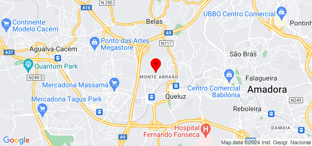 Acompanhamento S&eacute;nior - Lisboa - Sintra - Mapa