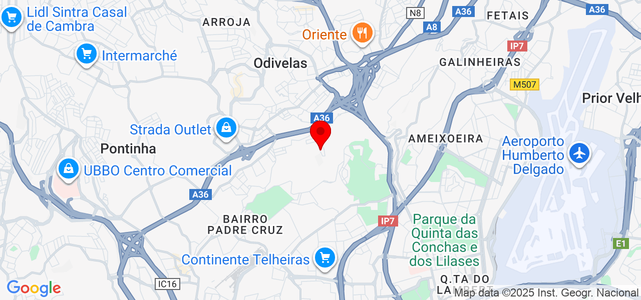 Casa Nova Express - Lisboa - Odivelas - Mapa