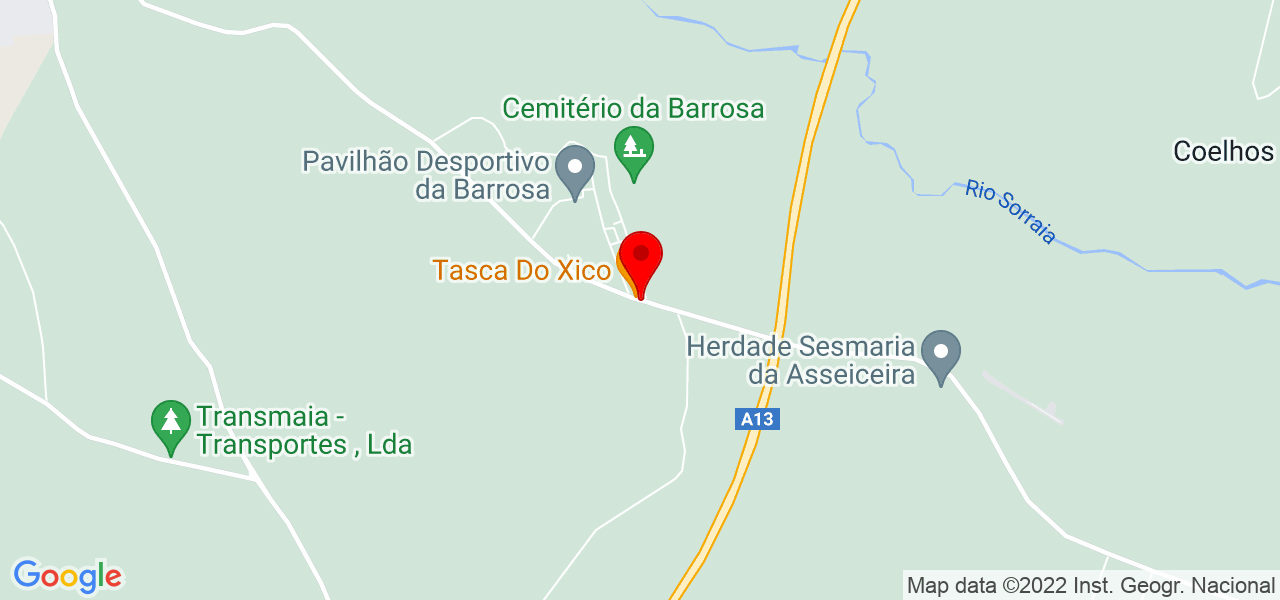 Francisco de Assis Menezes Batista - Santarém - Benavente - Mapa