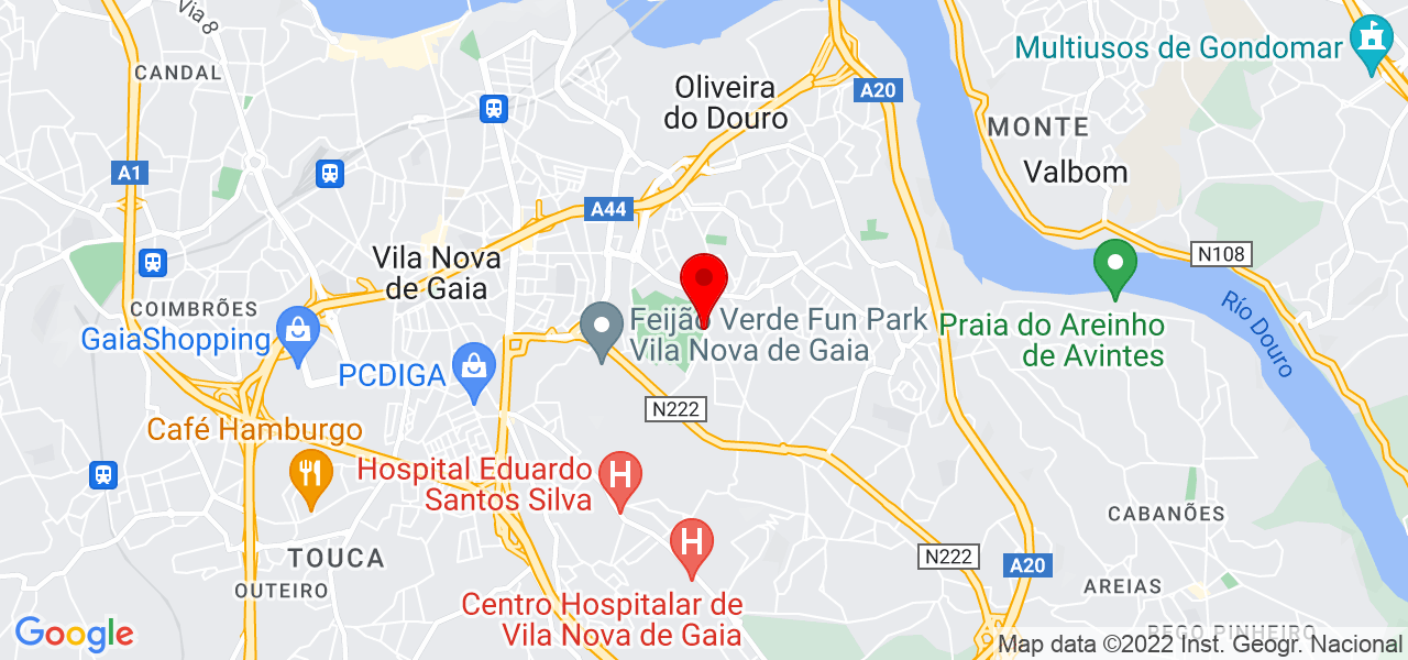 Marlon Gasperoni - Porto - Vila Nova de Gaia - Mapa