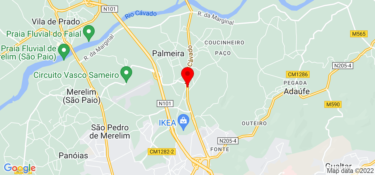 Multivieira - Serralharia Civil - Braga - Braga - Mapa