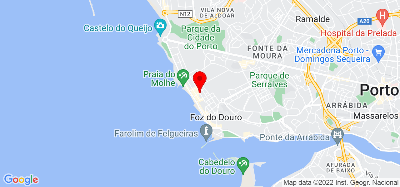 Escola de M&uacute;sica da Foz - M&uacute;sica ao vivo - Porto - Porto - Mapa