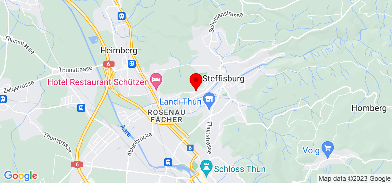 PUTZMUNTER & Co. - Bern - Steffisburg - Karte