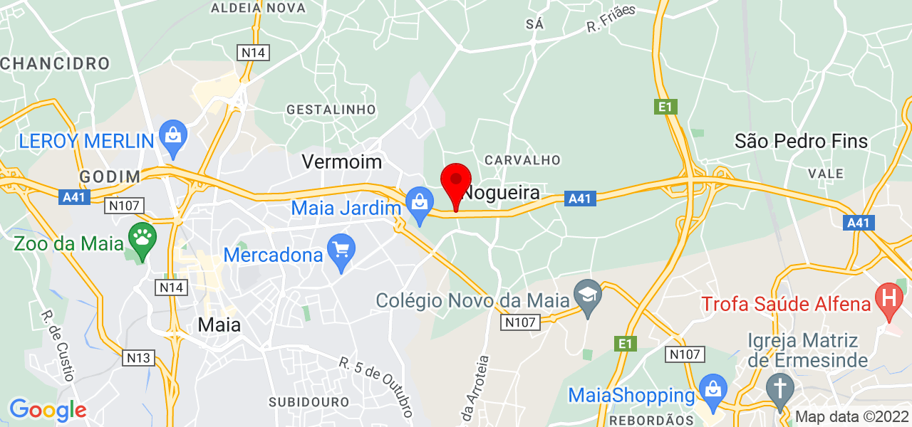 Neide - Porto - Maia - Mapa