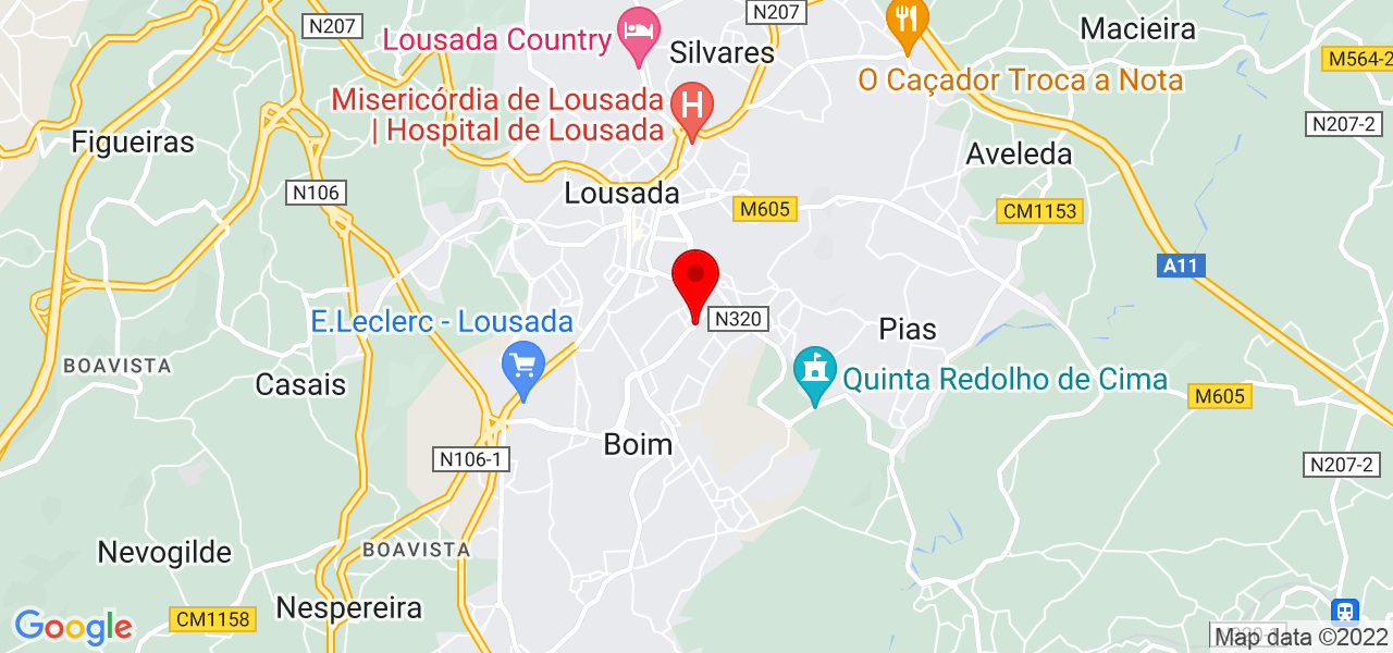 Ana Catarina - Porto - Lousada - Mapa