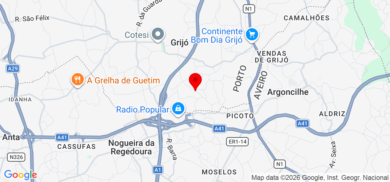 Grupo Rei Limpezas - Porto - Vila Nova de Gaia - Karte