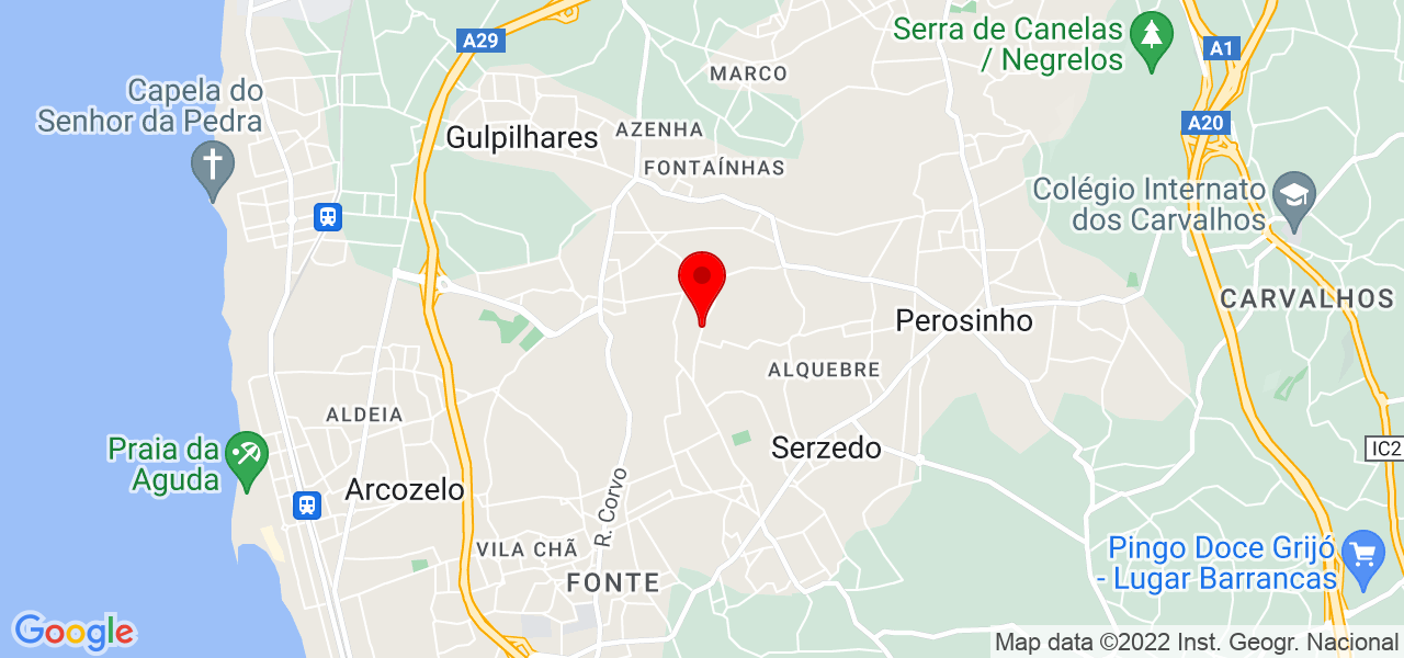 Il&iacute;dio Silva - Porto - Vila Nova de Gaia - Mapa
