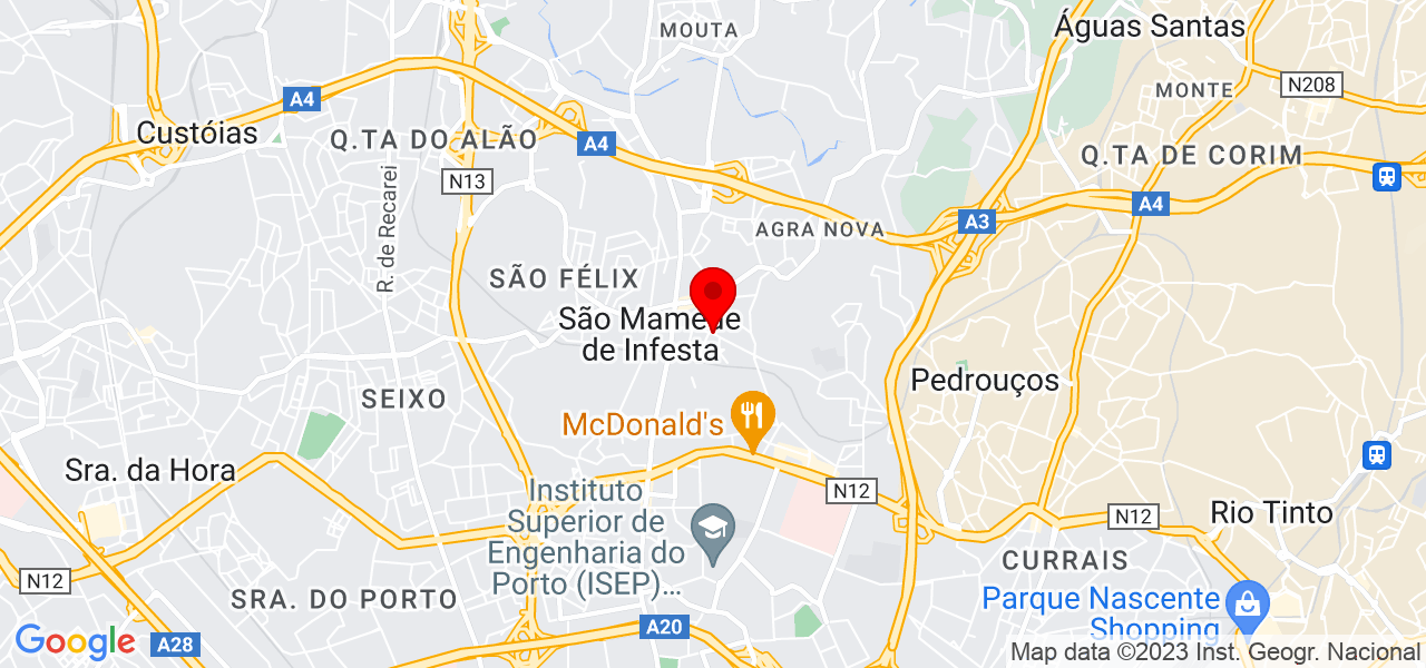 Marina Campanudo - Porto - Matosinhos - Mapa