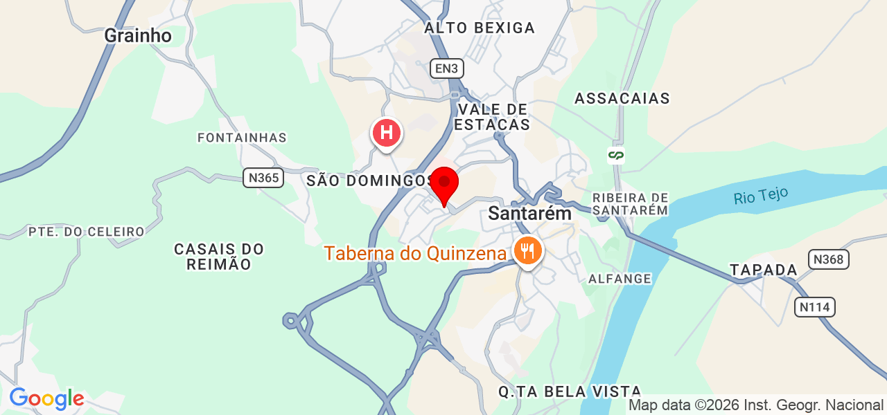 GJNC construção - Santarém - Santarém - Karte