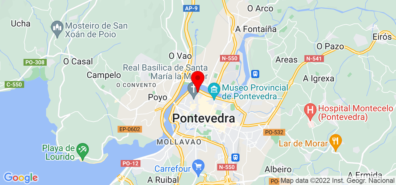 Pablo Pazos - Galicia - Pontevedra - Mapa