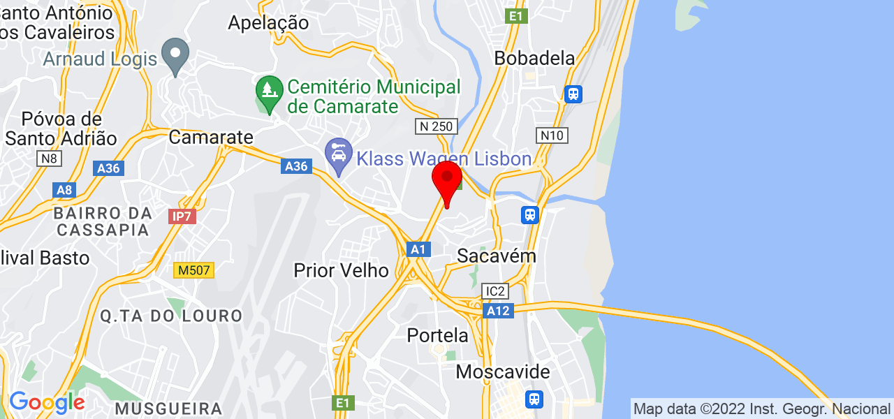 Tiago Bianchi - Lisboa - Loures - Mapa