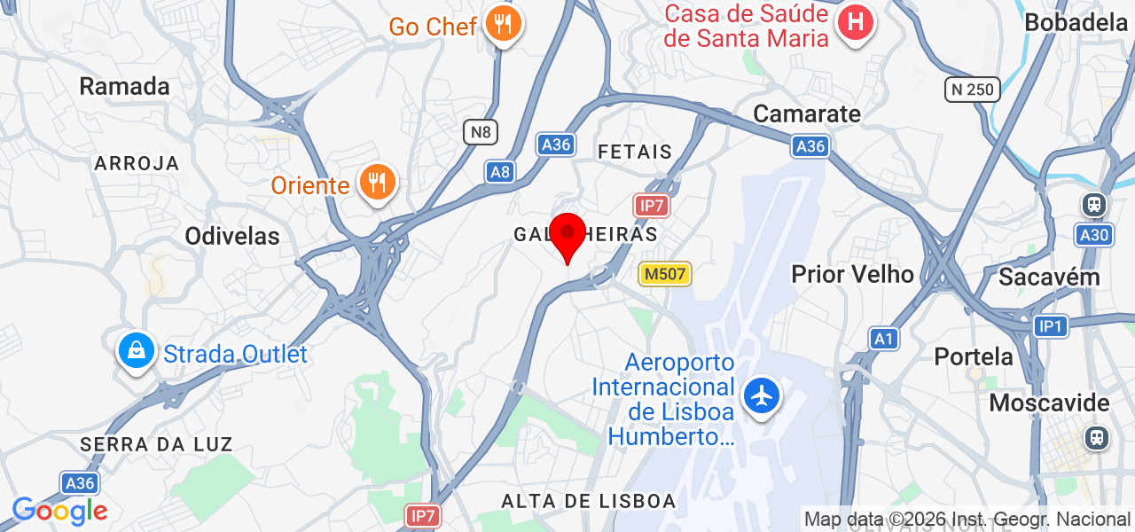 Gustavo Nazar&eacute; - Lisboa - Lisboa - Mapa