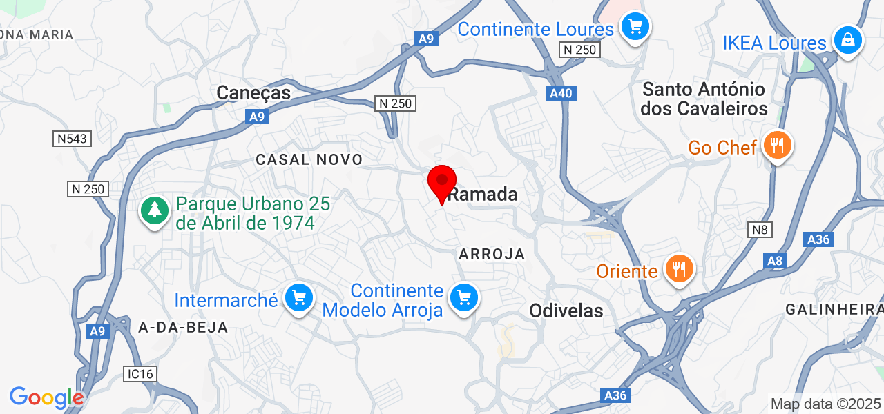 Karen Silva - Lisboa - Odivelas - Mapa