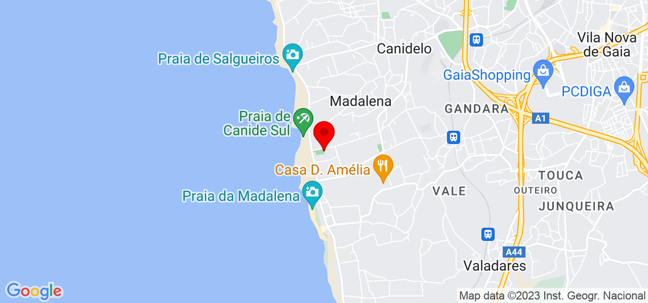 CARLA GON&Ccedil;ALVES - Porto - Vila Nova de Gaia - Mapa
