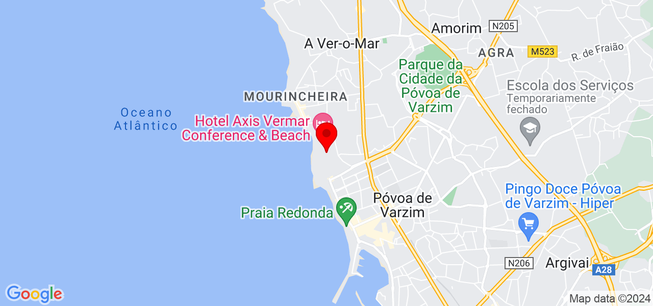 Dra M&oacute;nica Moreira - Porto - Póvoa de Varzim - Mapa