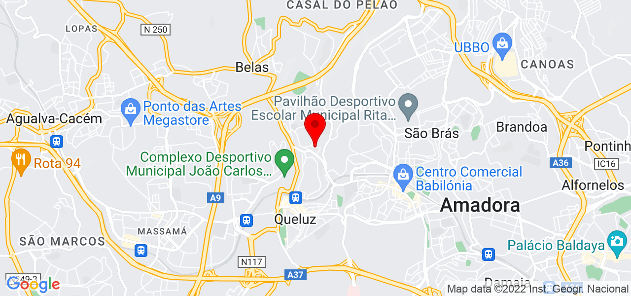 Construtora Alfa Rossi - Lisboa - Sintra - Mapa