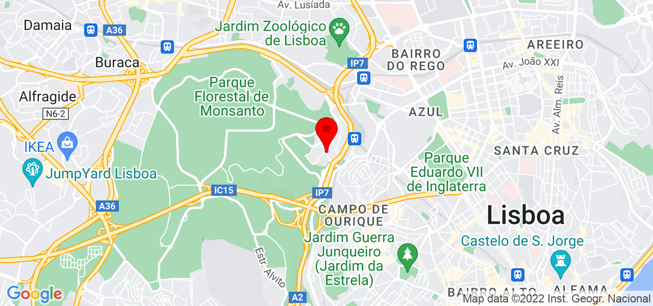 Lu&iacute;s Jer&oacute;nimo Silva - Lisboa - Lisboa - Mapa