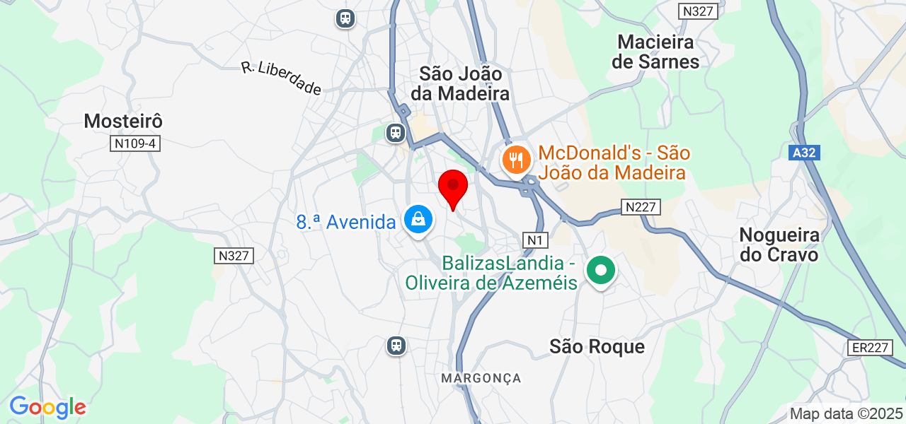 Zoeserve - Aveiro - São João da Madeira - Carte