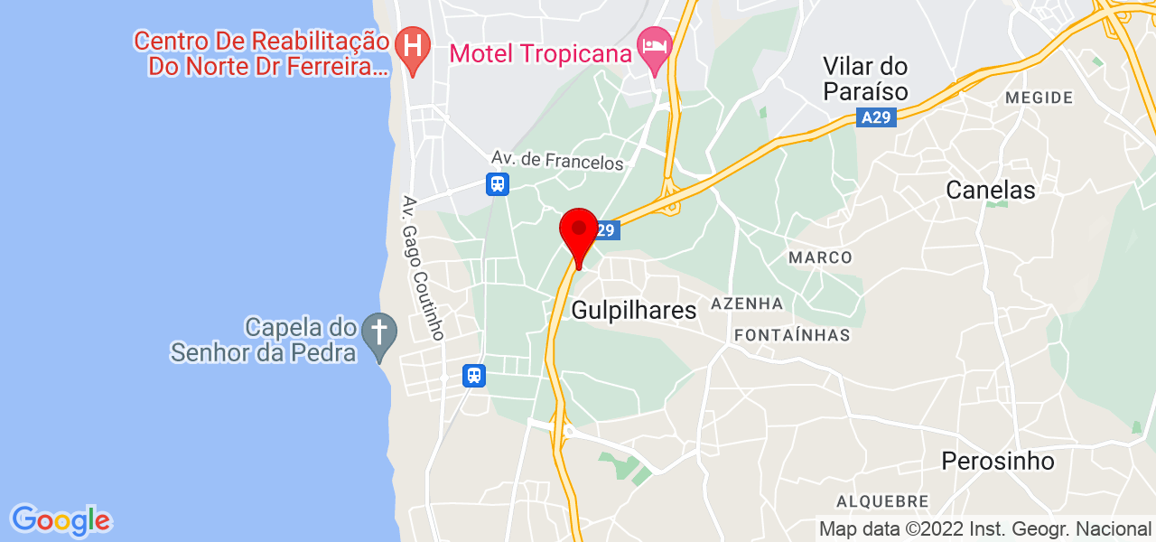 Sara Pinheiro - Porto - Vila Nova de Gaia - Mapa