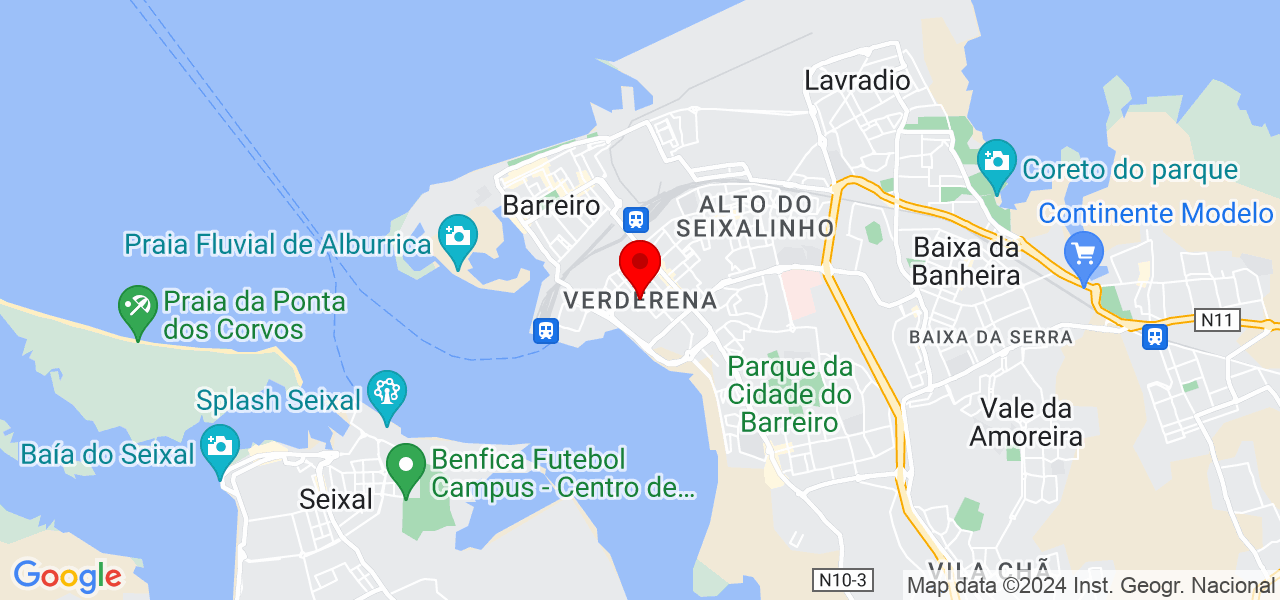 Jo&atilde;o Oliveira - Setúbal - Barreiro - Mapa