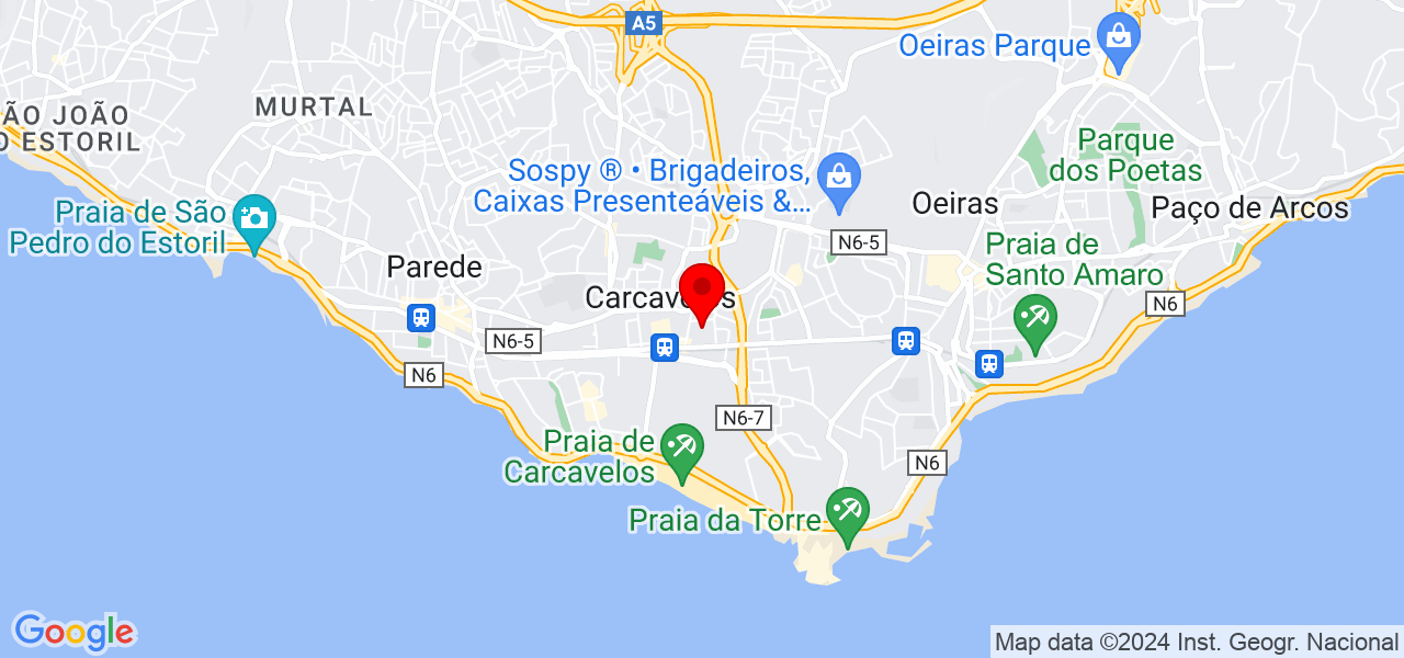 Matilde Almeida - Lisboa - Cascais - Mapa