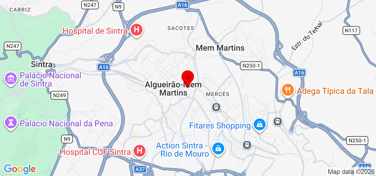 Andrade constru&ccedil;&otilde;es Unipessoal LDA - Setúbal - Palmela - Mapa