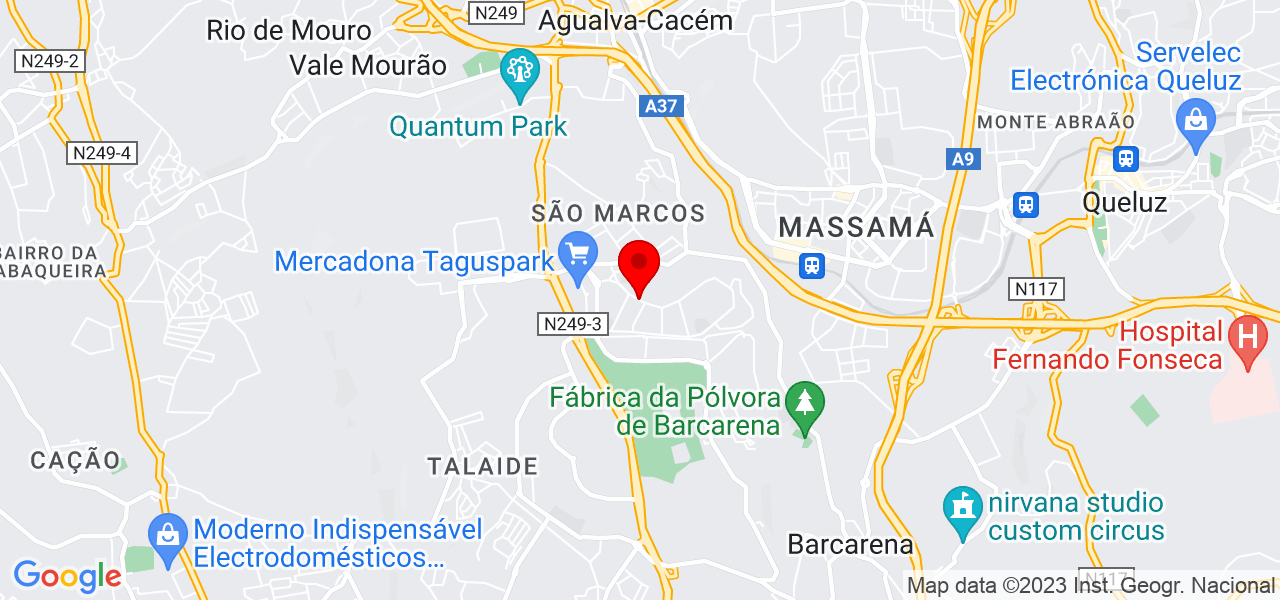 Escola de M&uacute;sica Gira Girou - Lisboa - Sintra - Mapa