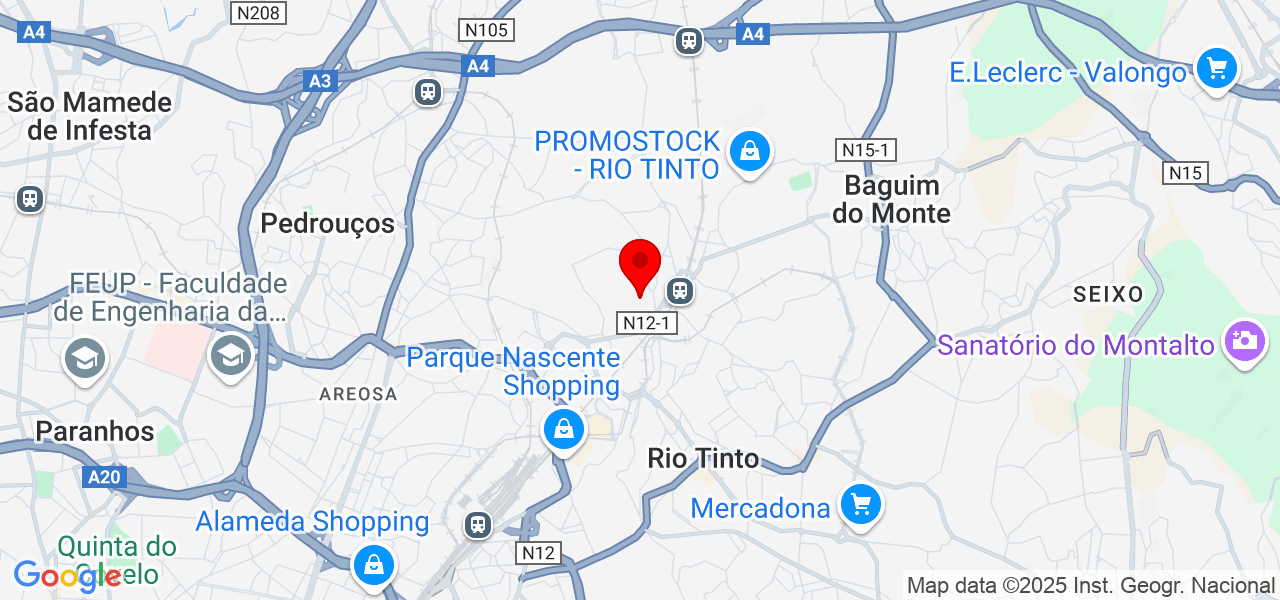 Daniela Santos - Porto - Gondomar - Map