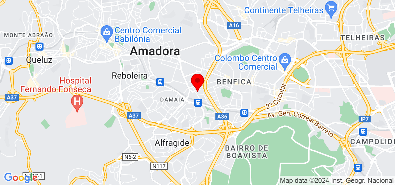 Manuel Gonçalves - Lisboa - Amadora - Map