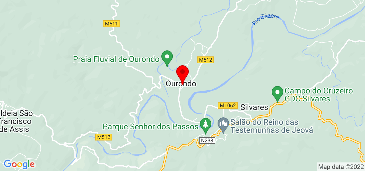 Maria do Carmo Duarte - Castelo Branco - Covilhã - Mapa