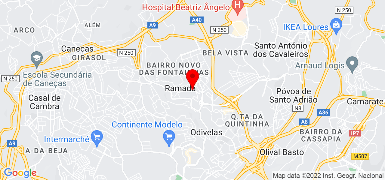 E&amp;T - Lisboa - Odivelas - Carte