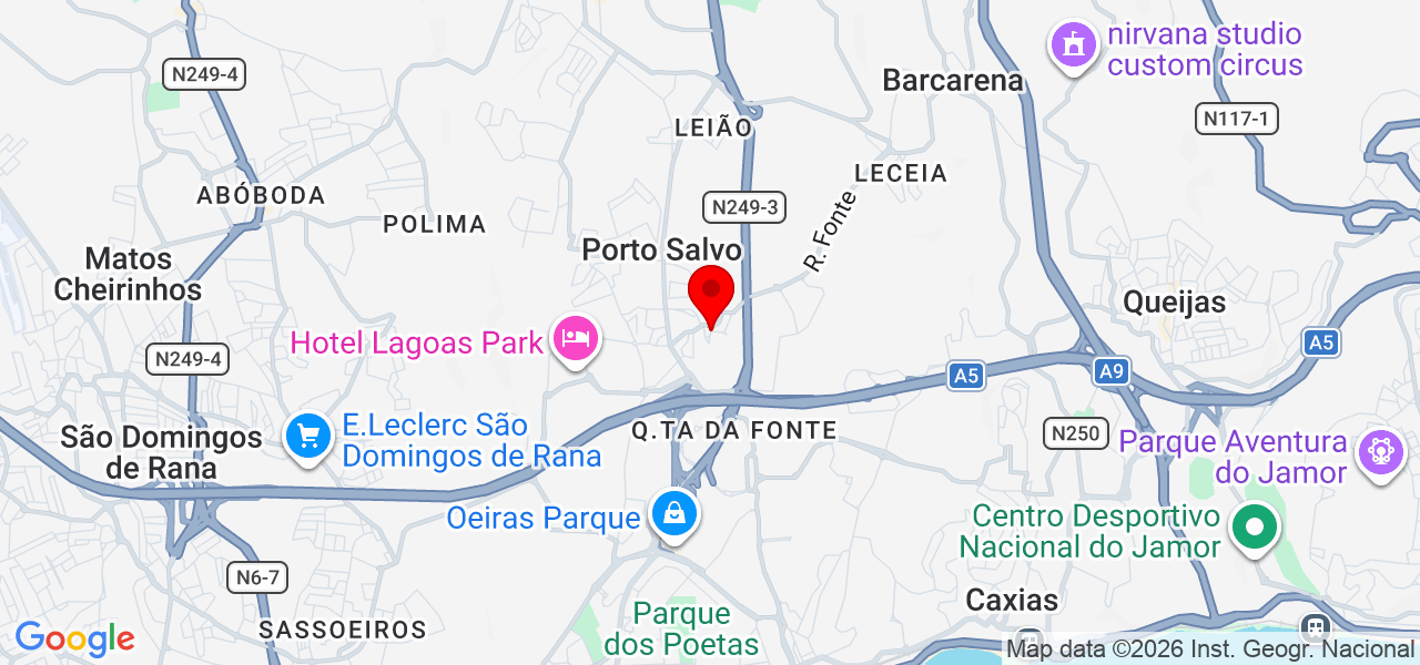 Leandro Santos - Lisboa - Oeiras - Mapa