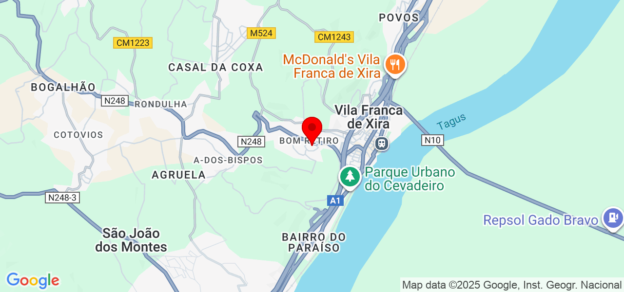 Alta Vis&atilde;o- Studio - Lisboa - Vila Franca de Xira - Karte