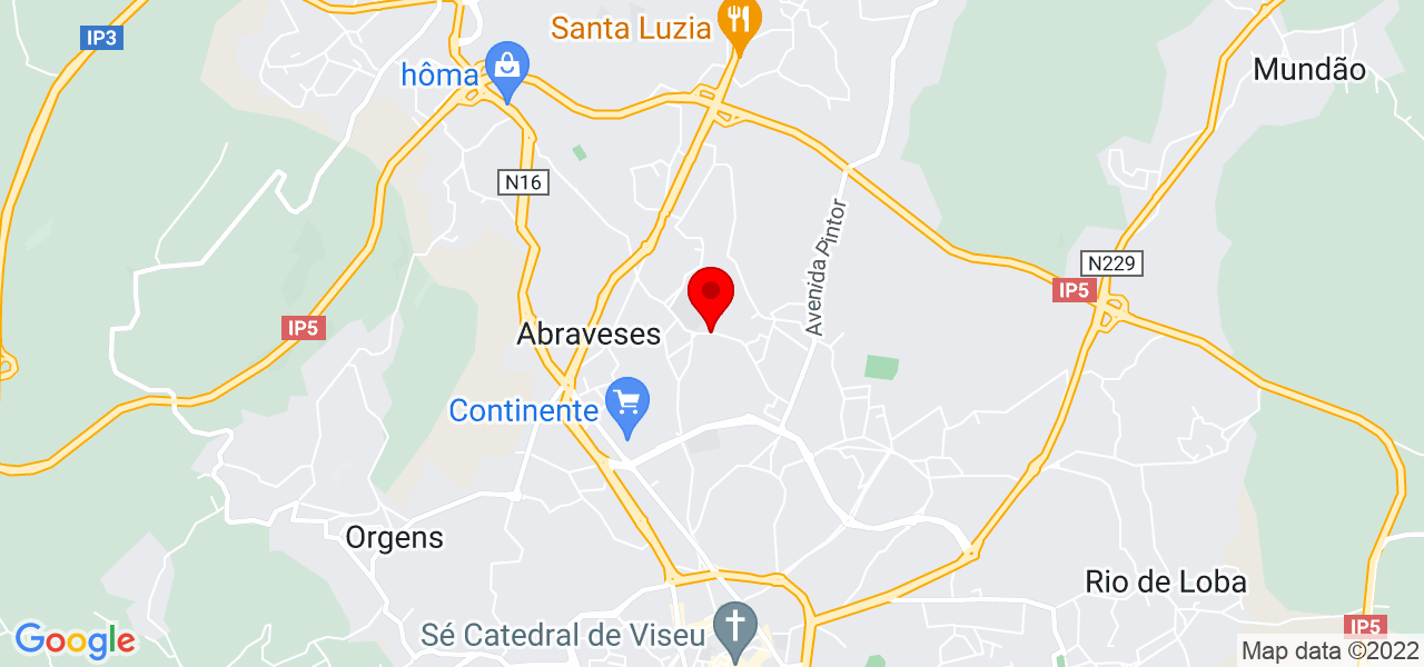 Francisca Aguiar - Viseu - Viseu - Mapa