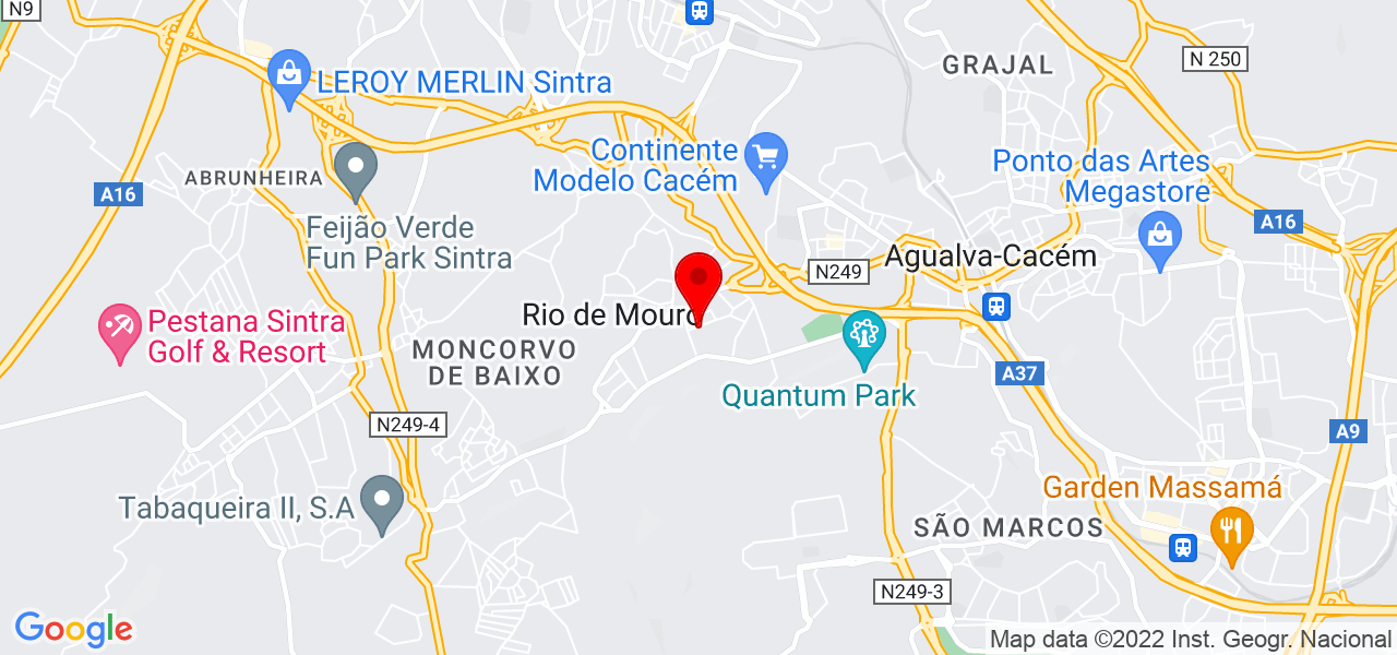 Jo&atilde;o Vicente - Lisboa - Sintra - Mapa