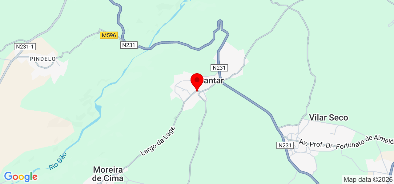 Raquel Rodrigues - Entre Laçadas e Garfadas - Viseu - Nelas - Mapa