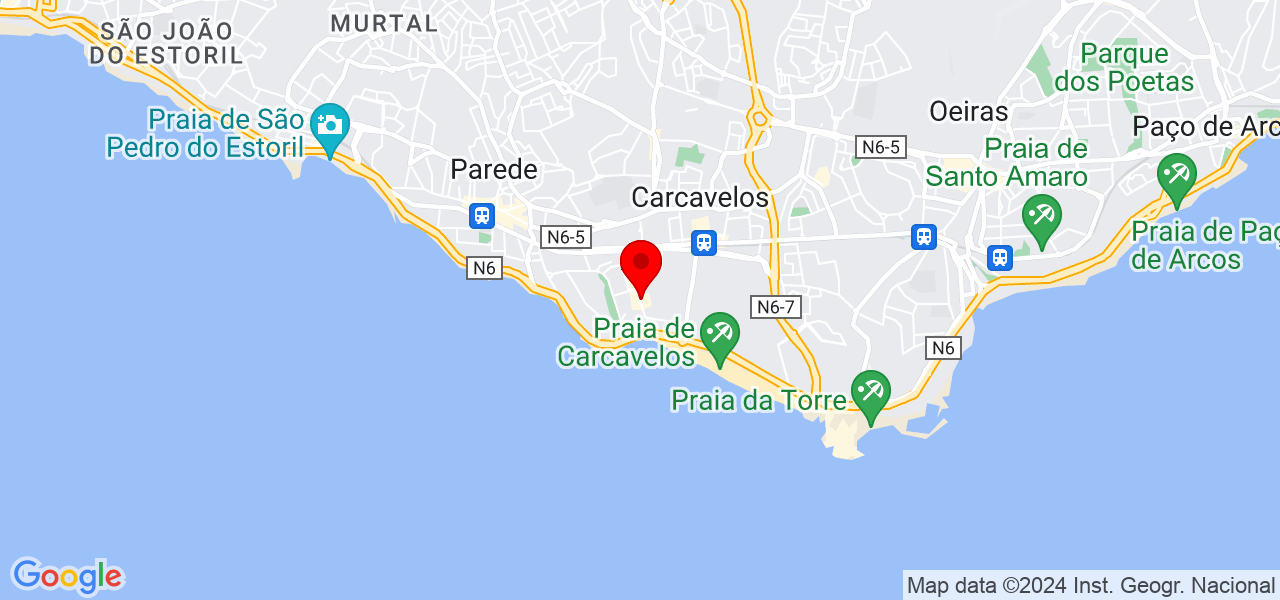 Glaucia - Lisboa - Cascais - Mapa