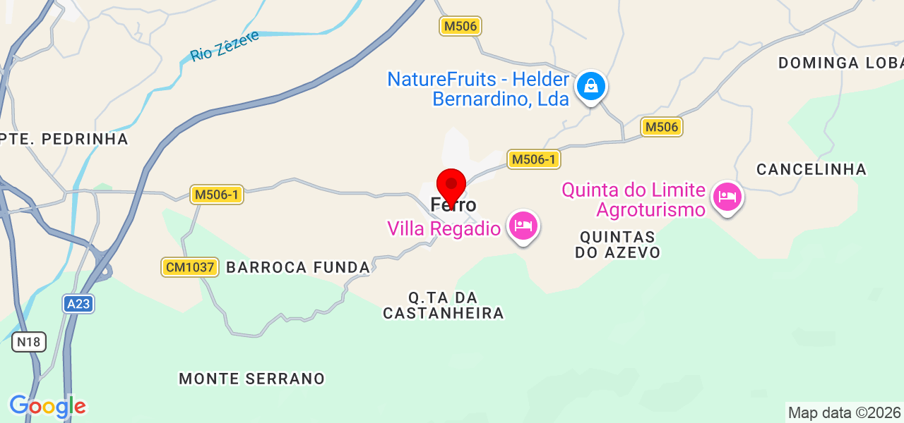 Pintavending - Castelo Branco - Covilhã - Mapa