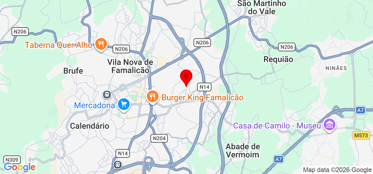 Adrian Moura - Braga - Vila Nova de Famalicão - Mapa