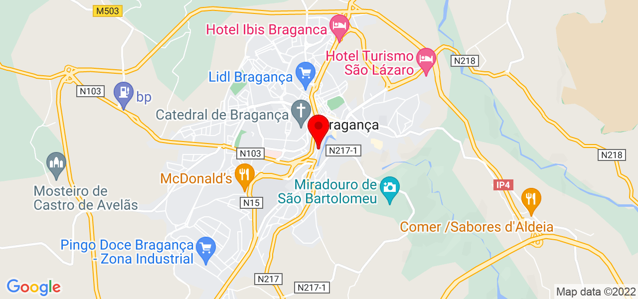 DJ Quimberto - Bragança - Bragança - Mapa