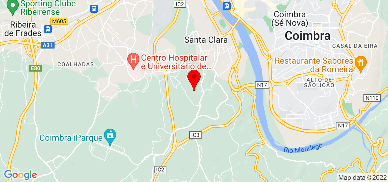 Lu&iacute;s Viana - Coimbra - Coimbra - Mapa