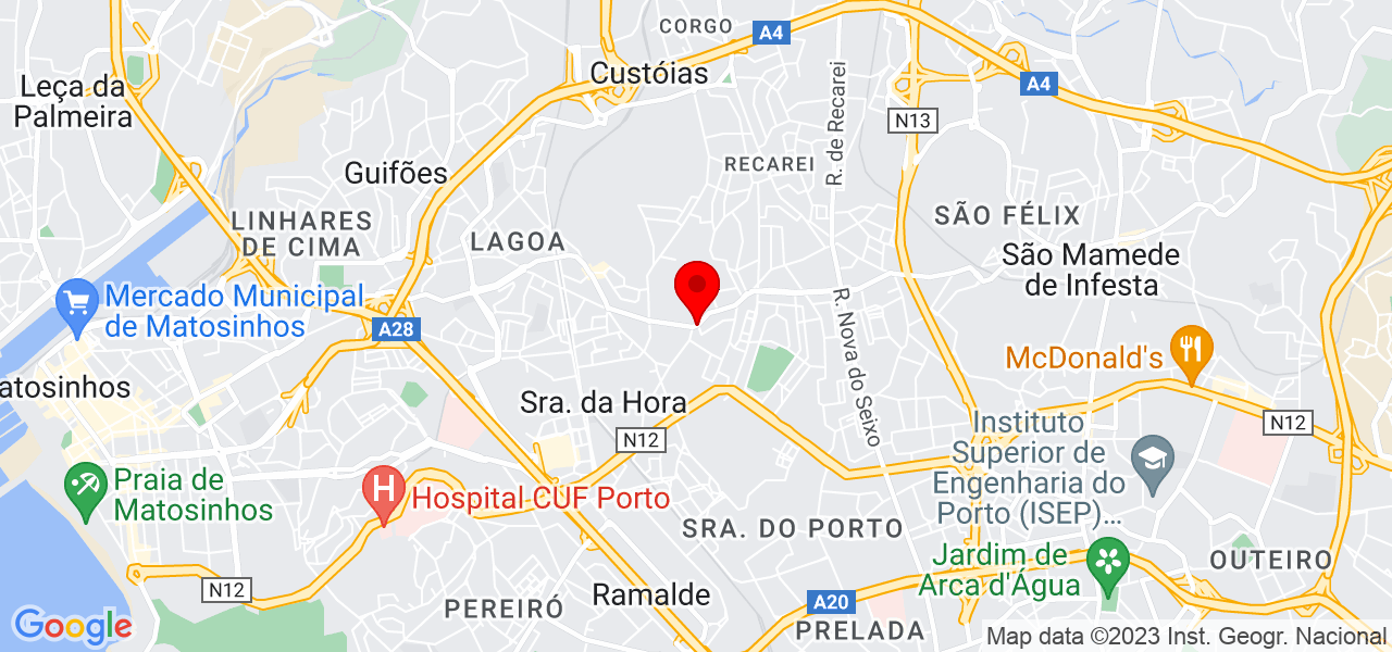 Pedro Cedotti - Porto - Matosinhos - Mapa