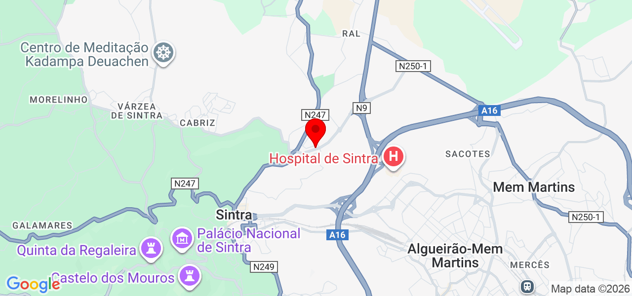 Limpezadeestofados.pt - Lisboa - Sintra - Mapa