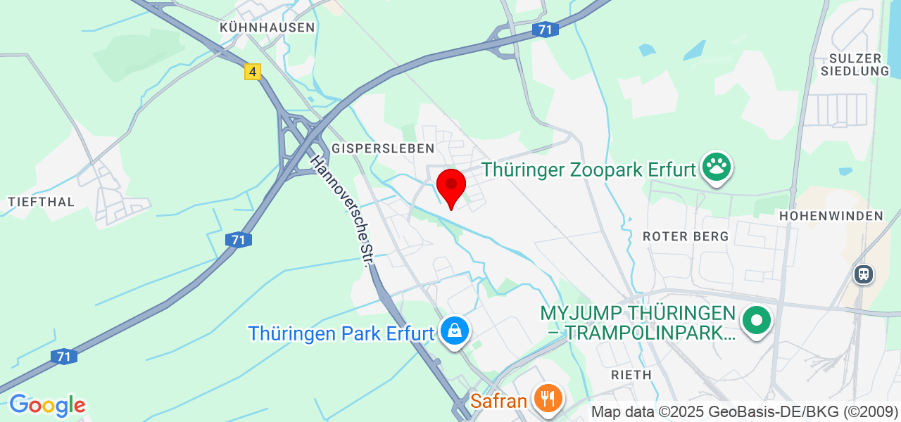 MINIPAKER - Thüringen - Erfurt - Carte