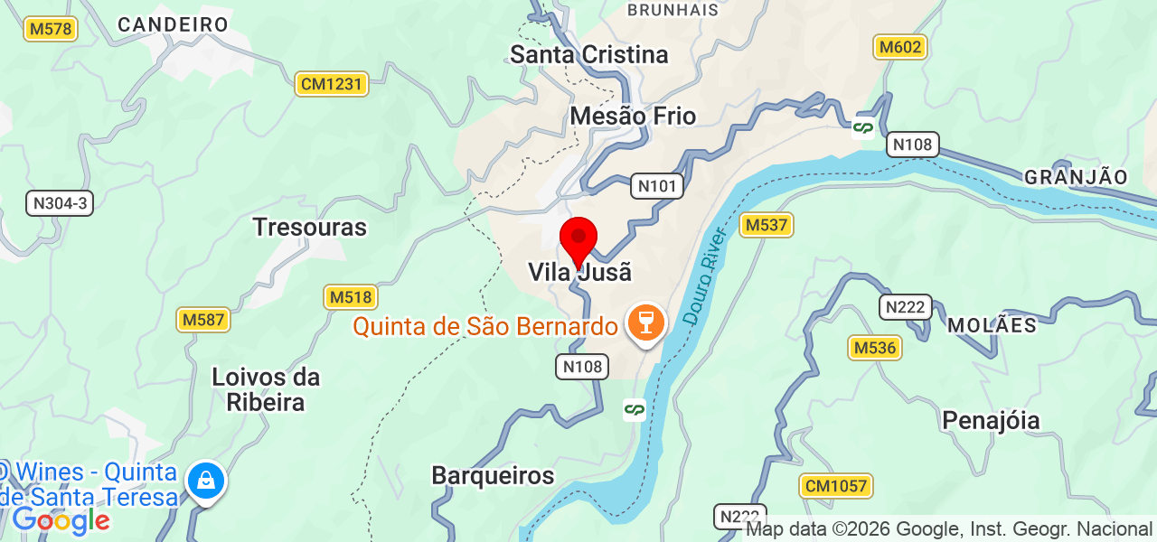 Deise - Vila Real - Mesão Frio - Map