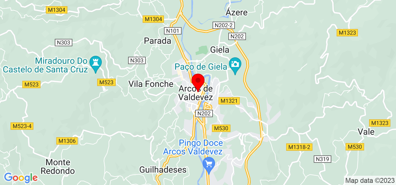 Daniel - Viana do Castelo - Arcos de Valdevez - Mapa