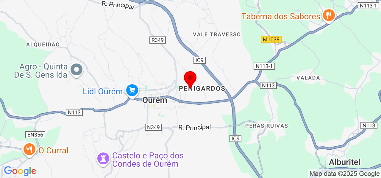 Nathale de Souza - Santarém - Ourém - Map